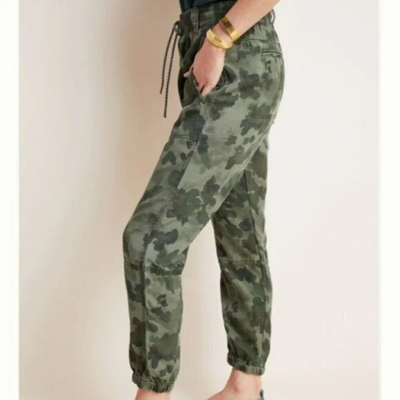 Anthropologie | Leda Camo Utility Tencel Lyocell Joggers Pull On Pants Size S - Picture 14 of 14